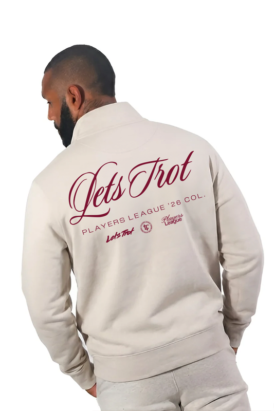 LT Players League 1/4 Zip (Bone)