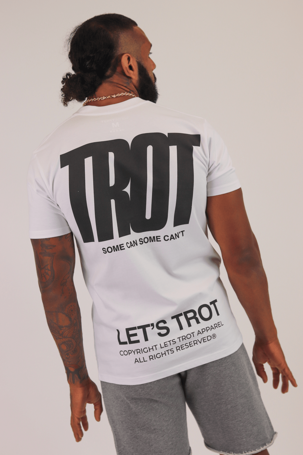 Trot "Mean" Tee (White)