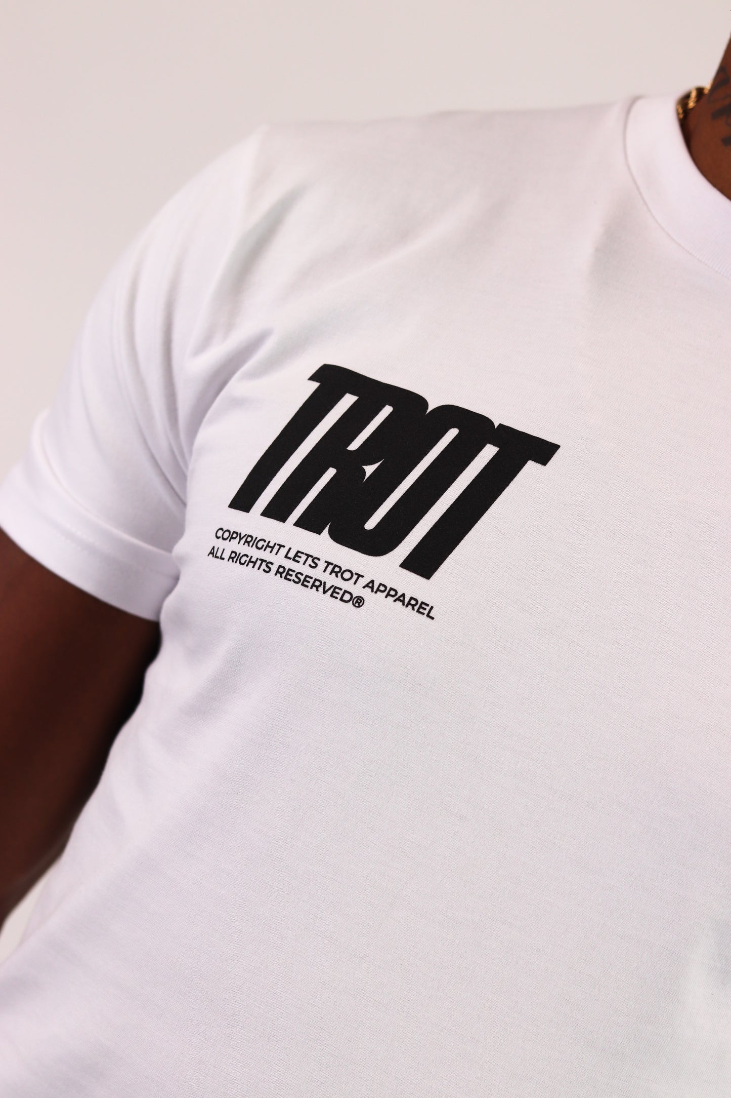 Trot "Mean" Tee (White)
