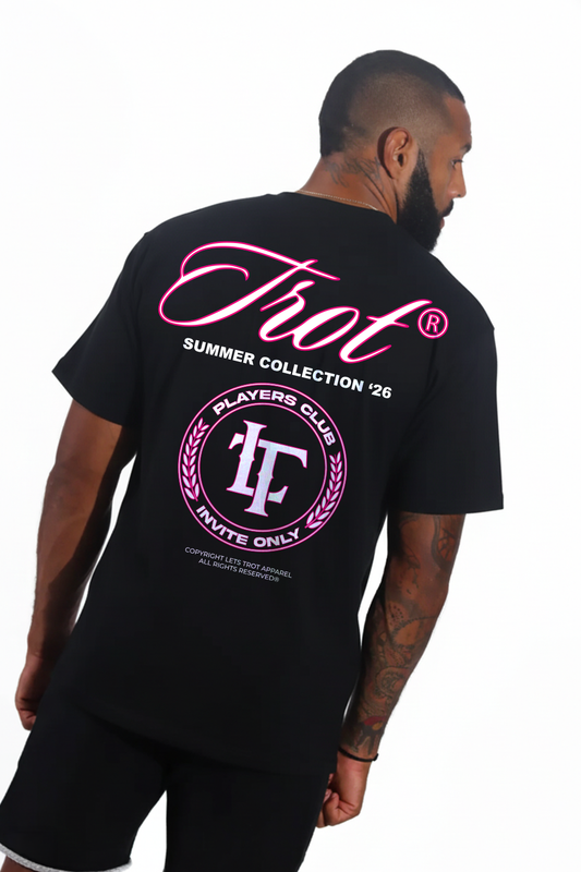 Miami Pink Tee (Black/Pink)