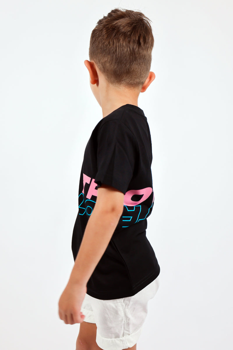 Kids Signature Wrap Tee (Black)