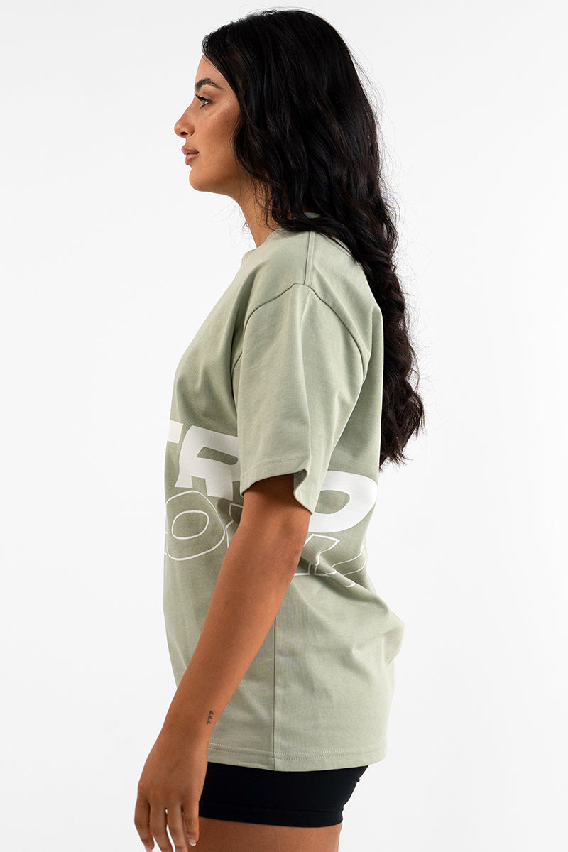 Signature Wrap Tee (Pistachio)