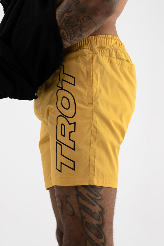 TROT Beach Shorts (Mustard)