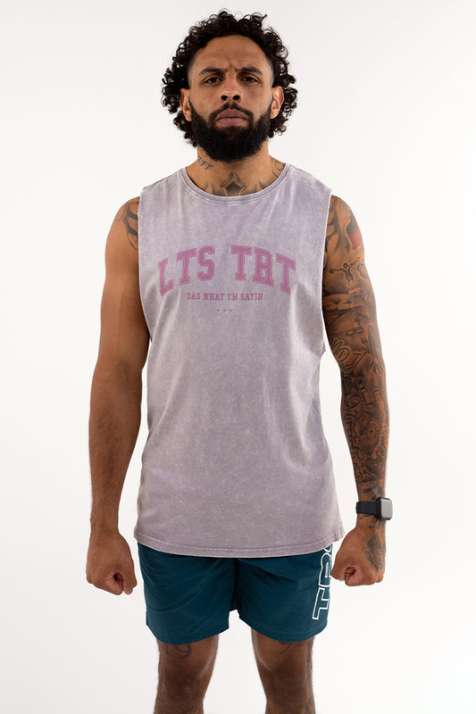 Stone Wash College Tank (Orchid)