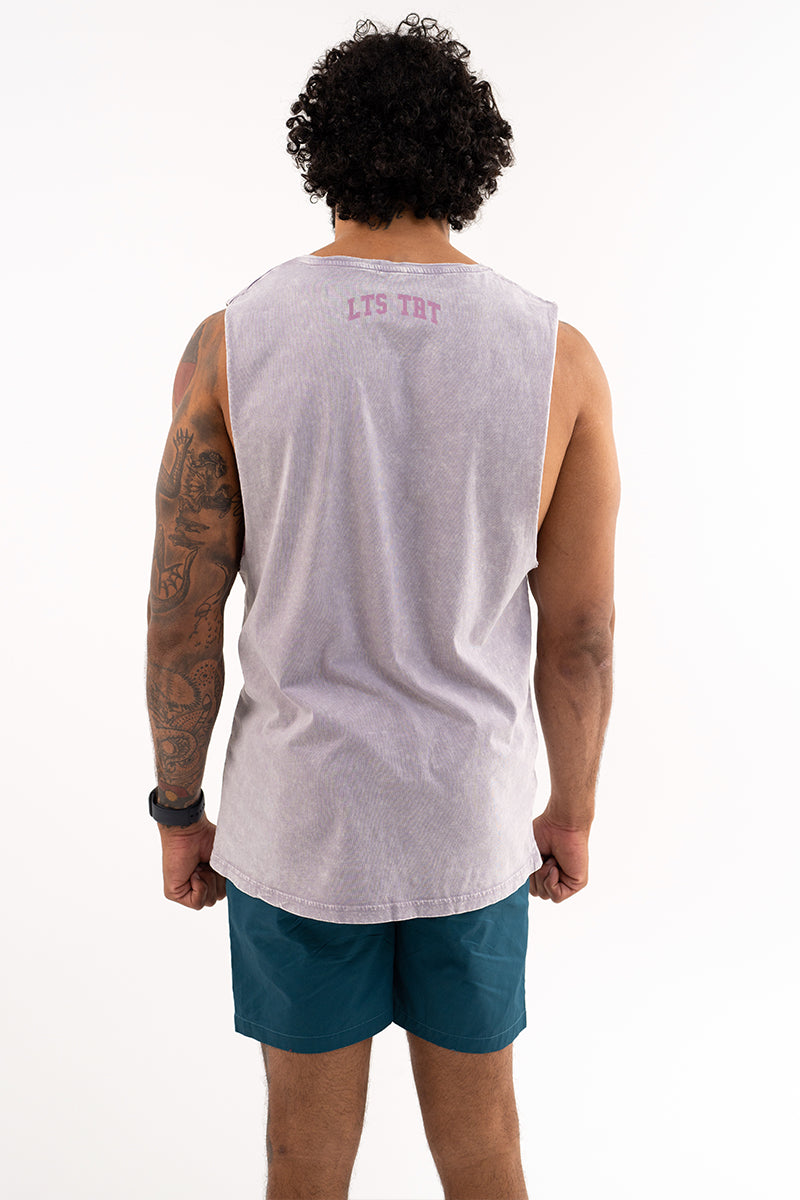 Stone Wash College Tank (Orchid)