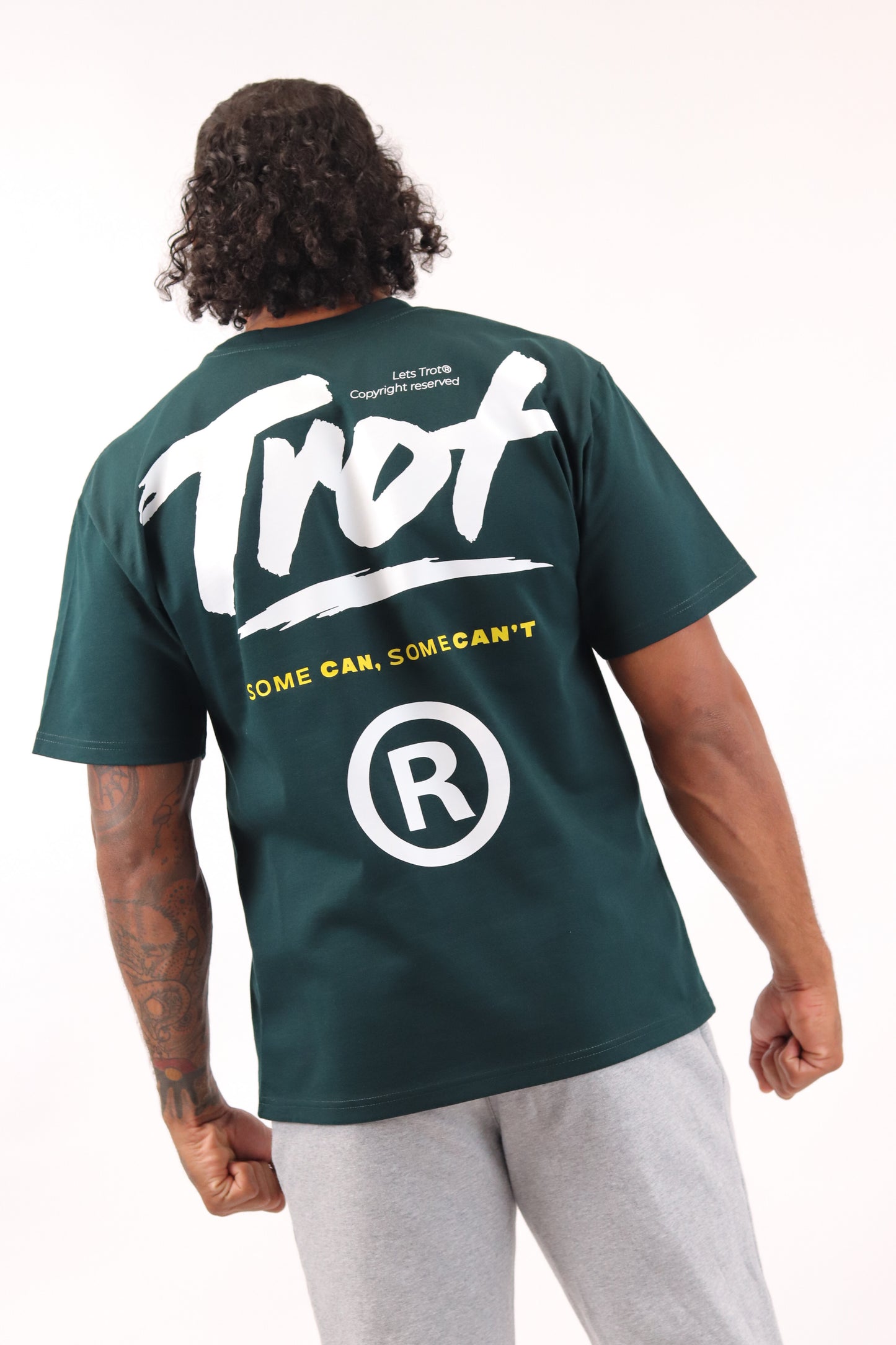 Trot Brush Tee (Pine Green)