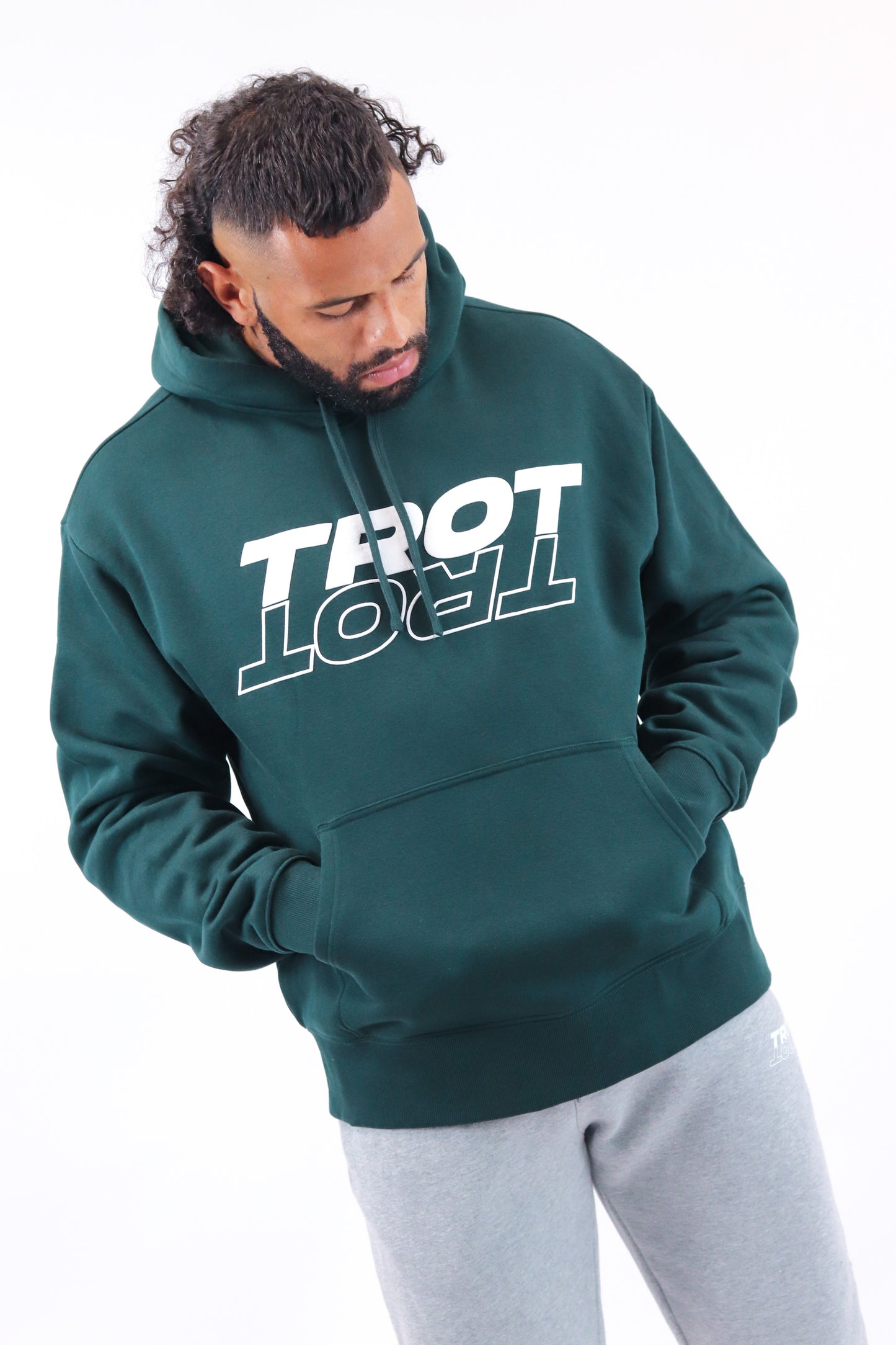 Trot Street Hoodie (Pine Green)