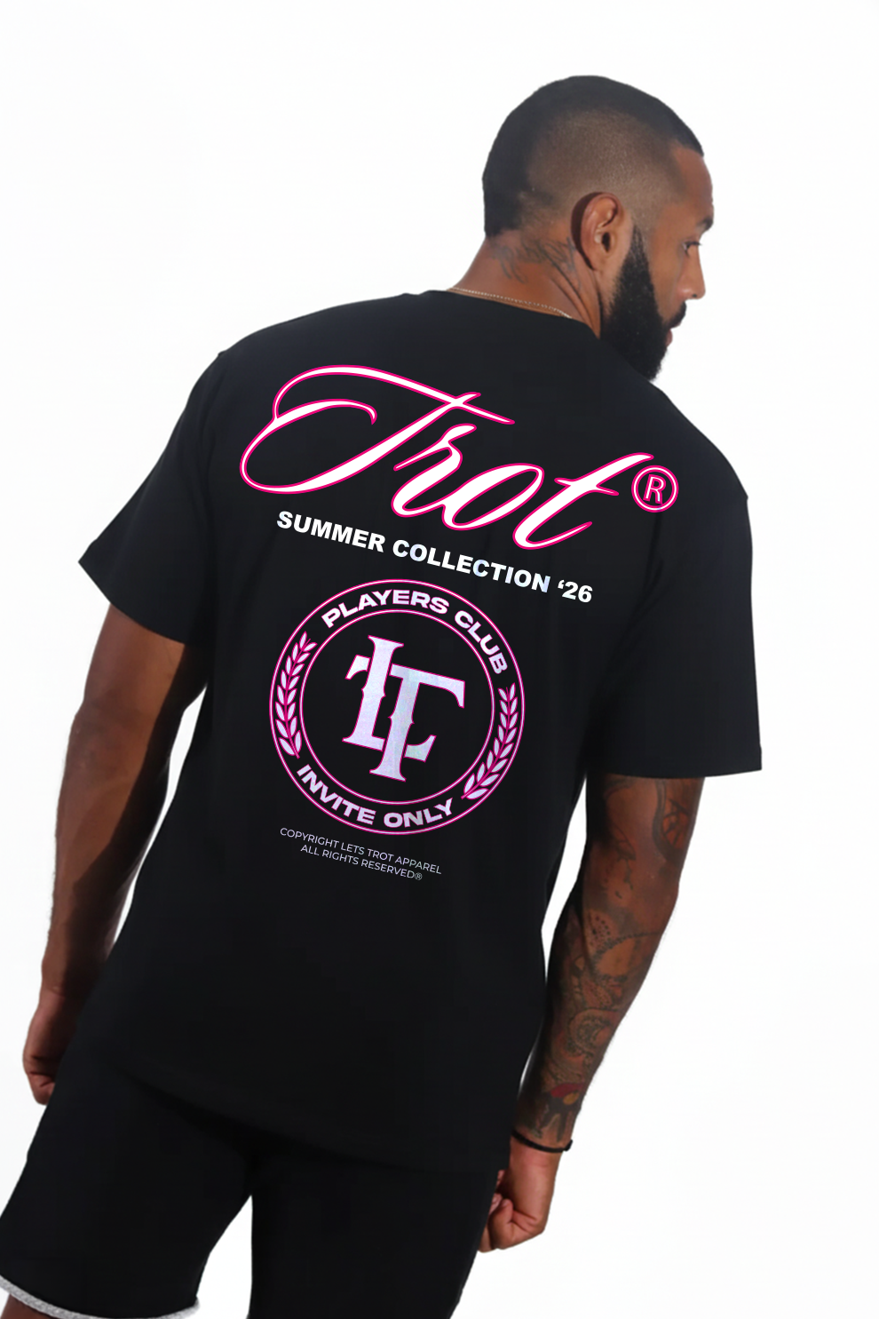 Miami Pink Tee (Black/Pink)