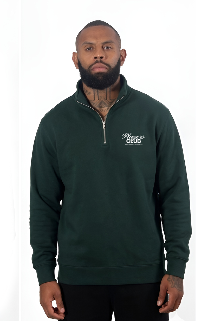LT Players Club 1/4 Zip (Pine Green)