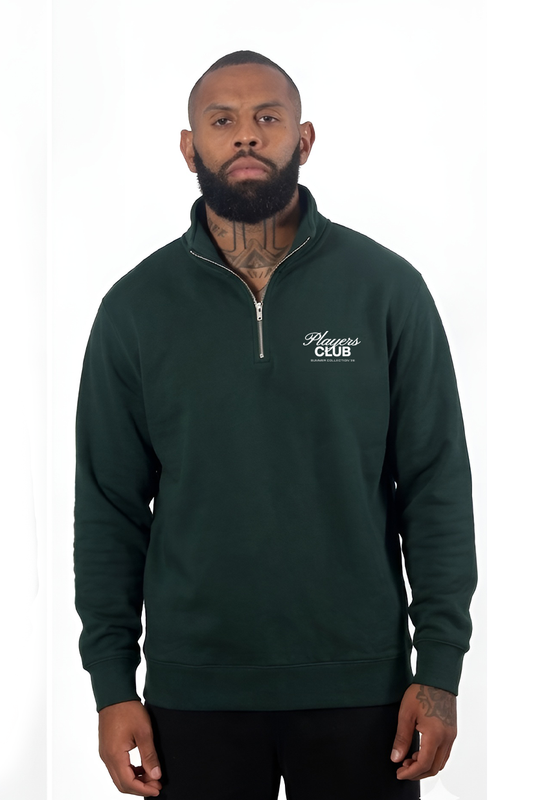LT Players Club 1/4 Zip (Pine Green)
