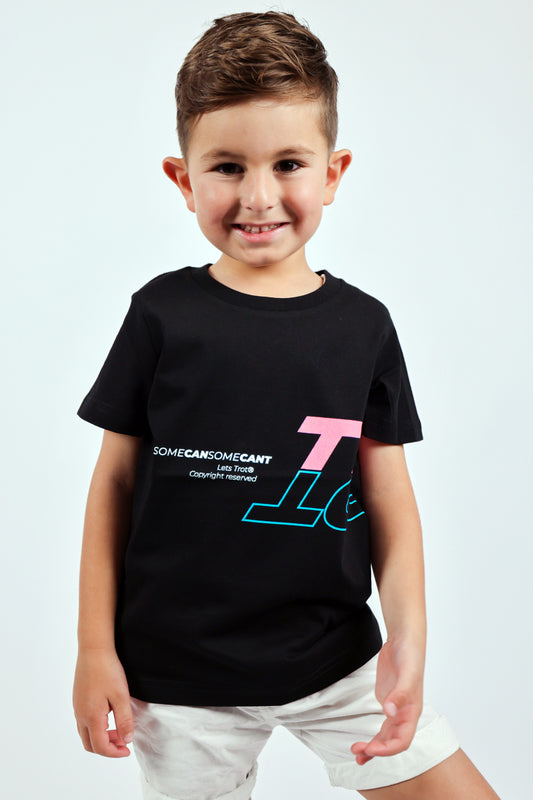 Kids Signature Wrap Tee (Black)