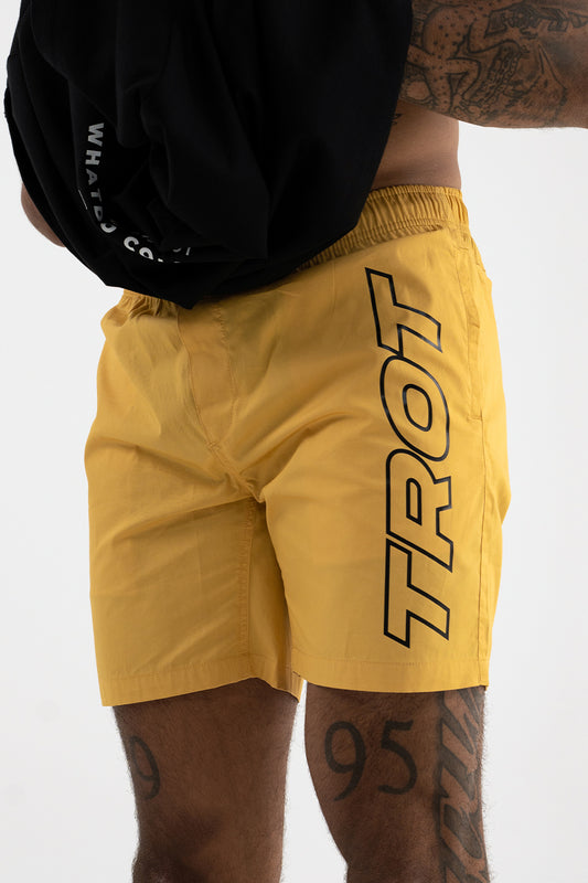 TROT Beach Shorts (Mustard)